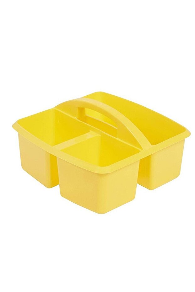 Compartment Caddy - Desktop organizer - Yellow