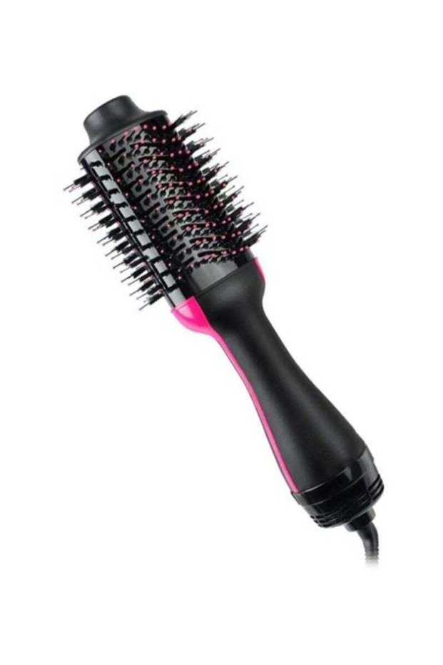 One-Step Hair Dryer Comb, 2-In-1 Multifunctional Negative Ion Straightener Curler Curling Brush Hot