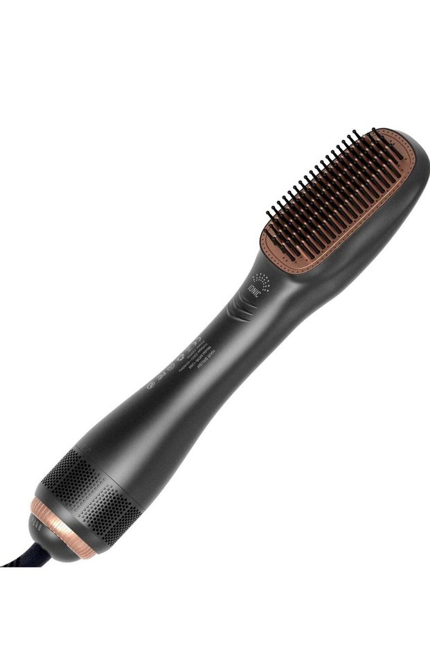 Hair Dryer and Styler Professional One Step Hot Air Brush Hair straightener Comb 1200W