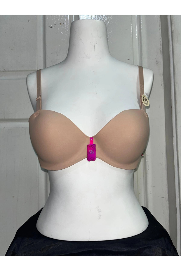 Women's C Cup Unpadded and Underwired Laser Cut Skin Bra