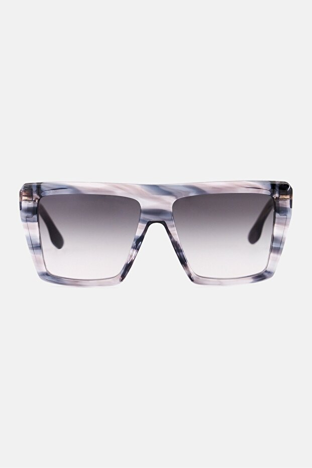 Women VB686S 035 Square Sunglasses, Grey - 1