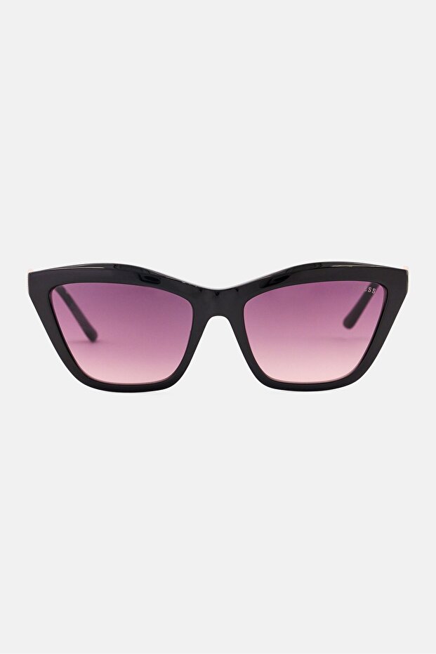 Women GU00199 05B Cat Eye Sunglasses, Black