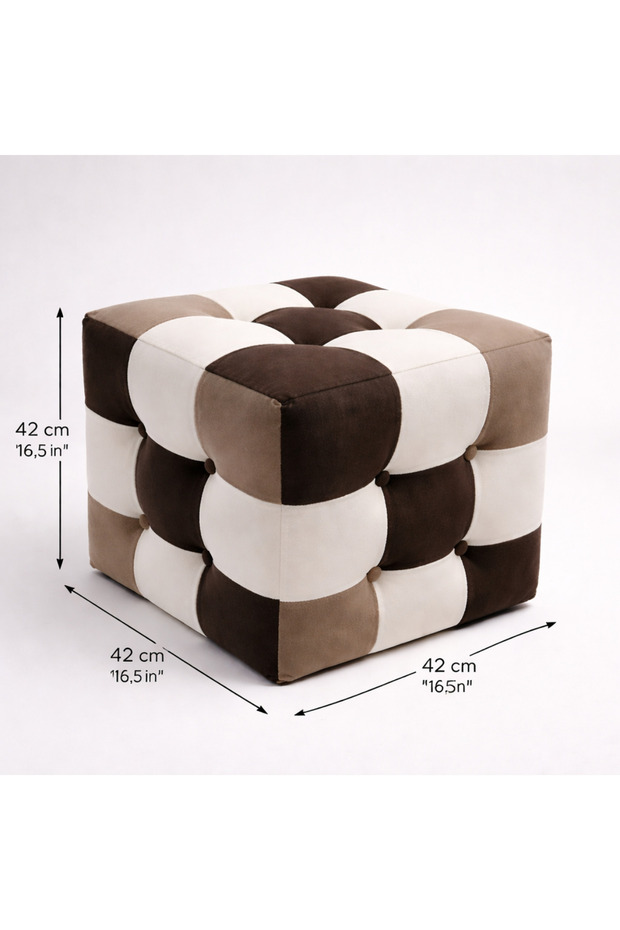 Patchwork Puf - 3
