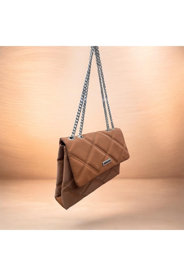 Taba Matte Chain Handle Cross Strap Messenger Bag