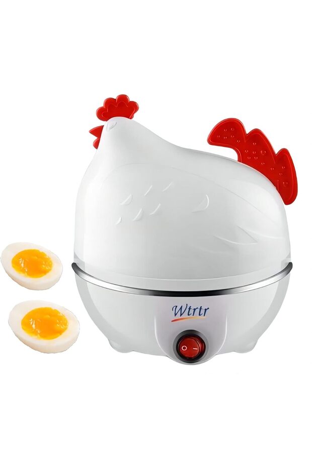 Electric Egg Cooker, 7 Egg Volume (White)