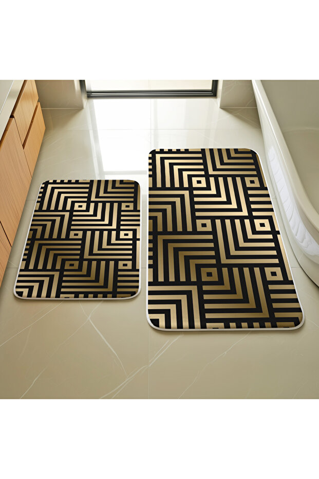 Ethnic Pattern 2-Piece Mat Set M185