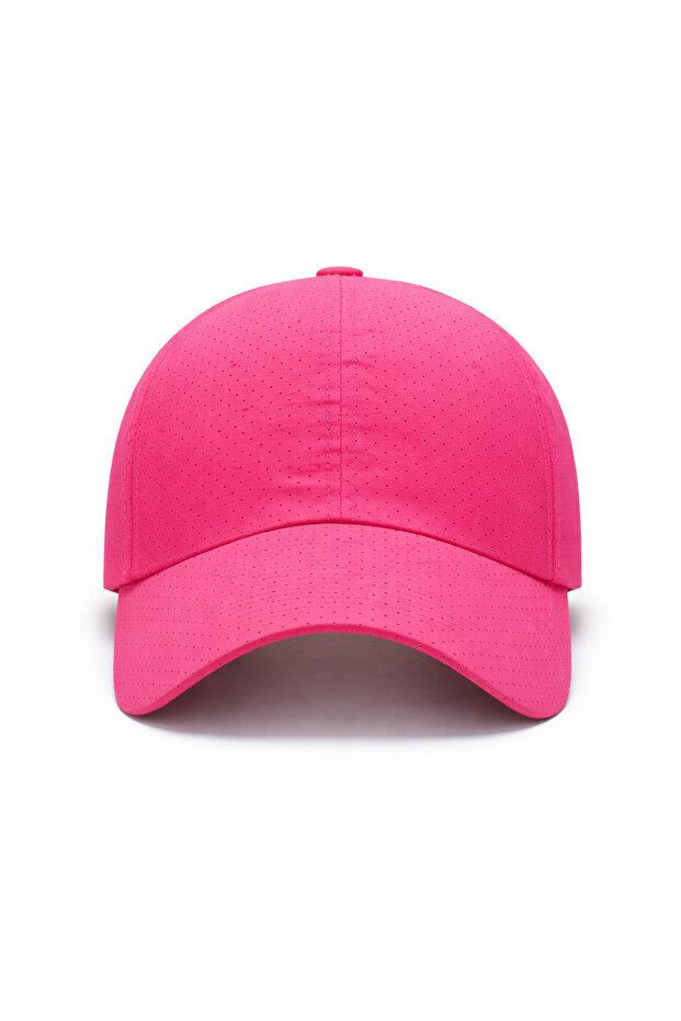 Pink Unisex Sports Hat Breathable Anti-Sweat Adjustable Casual Baseball Cap