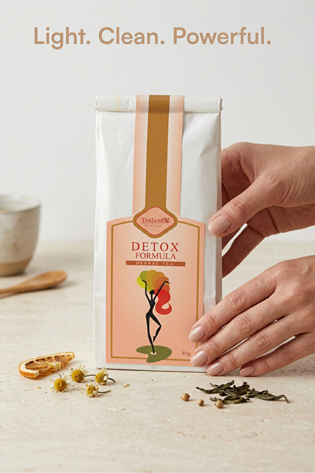 Detox Formula Herbal Tea – Liver & , 7 Active Botanicals, 80g