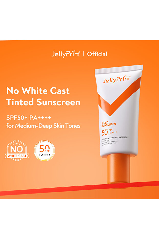 TINTED SUNSCREEN 50+ PA++++ UVA/UVB SPECTRUM PROTECTION 50GM