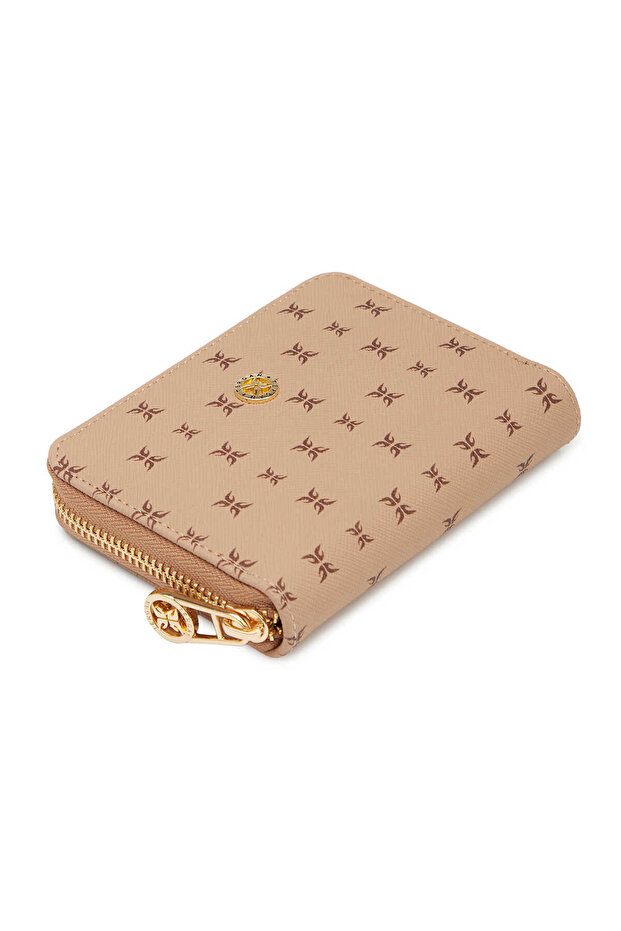 Brown Print Women's Wallet - S1Cb00055822-T2E