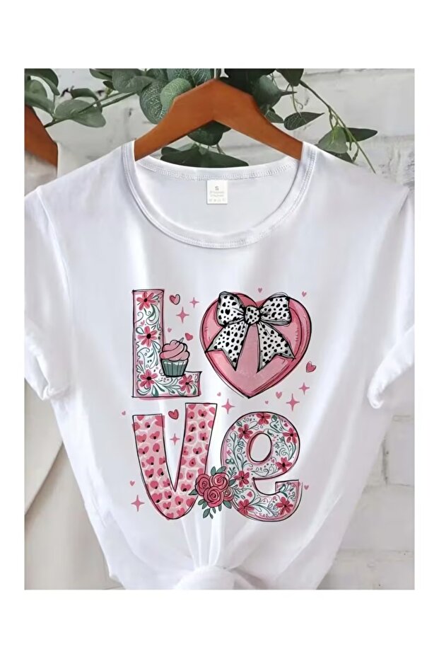 Colorful Love Written T-Shirt