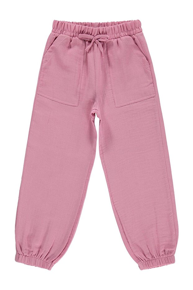 Jogger Pants for Ages 10-13 - Pink
