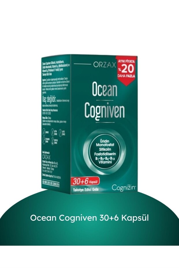 Cogniven 30+6 Capsules - 20% More Labels Included