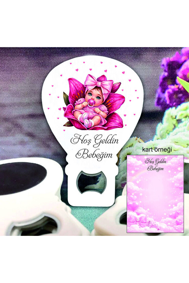 10 baby opener magnets (with card and gelatin)