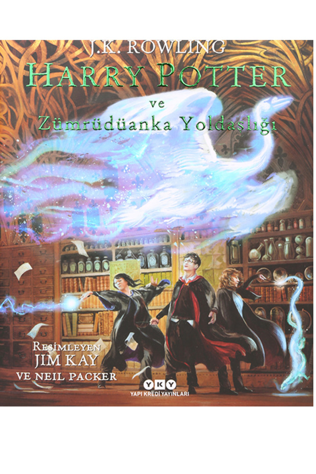 Resimli - Harry Potter ve Zümrüdüanka Yoldaşlığı CİLTLİ İLK BASKI KOLEKSİYONLUK+KRAFTDEFTER
