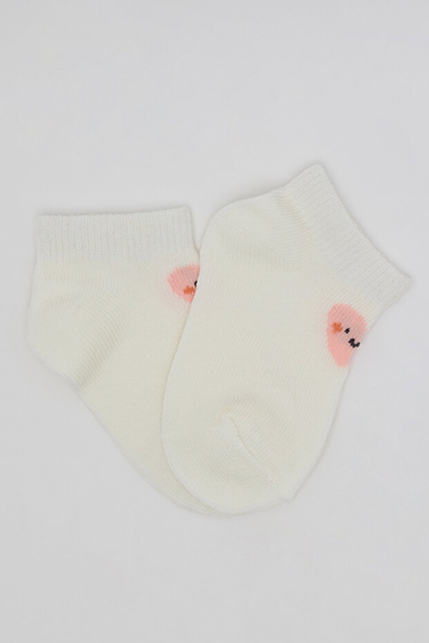 3 Pack Printed Ankle Socks - 3