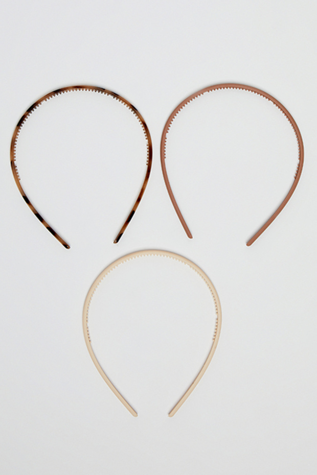 3 Pack Slim Headbands - 3