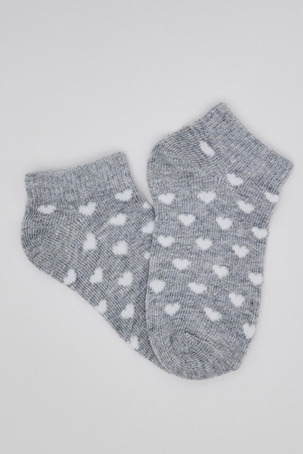 3 Pack Printed Ankle Socks - 2