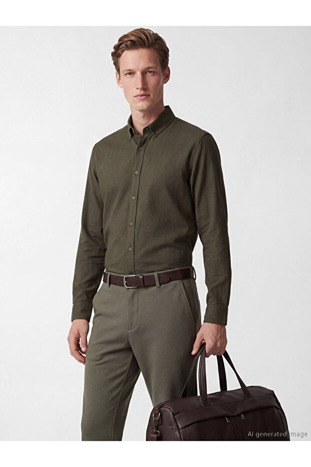 Esvab • Modern & Distinctive Standard Fit Dobby Men's Shirt