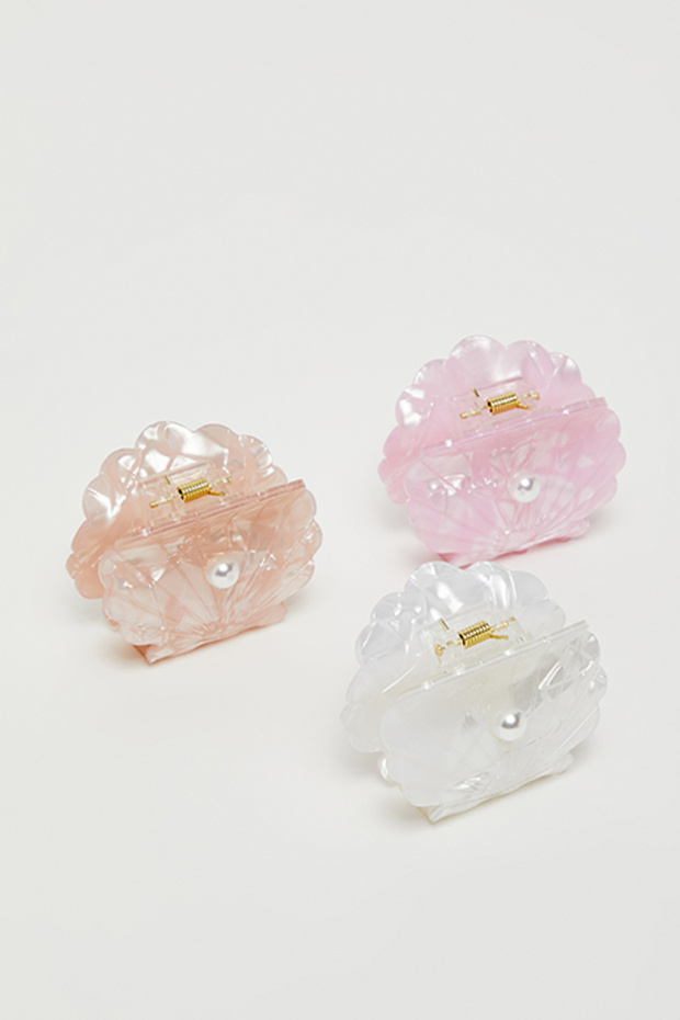 3 قطع من مشابك الشعر على شكل مخلب
