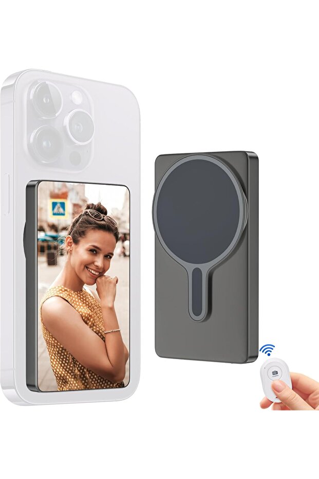 Phone Vlog Selfie Monitor 1080P Wireless Screen Magnetic Mount Remote iPhone Android