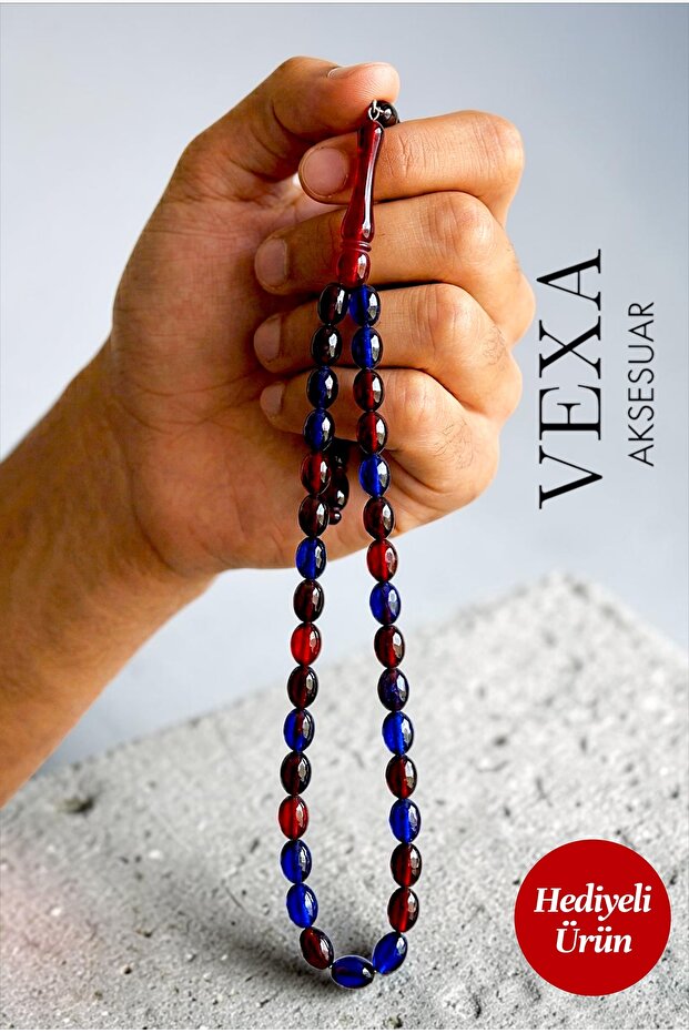 Special Boxed Gift Prayer Beads with a Dusty Amber Appearance - Gifted Product