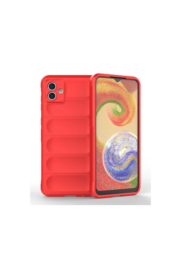 Samsung Galaxy A04 Case Optimum Silicone - Red
