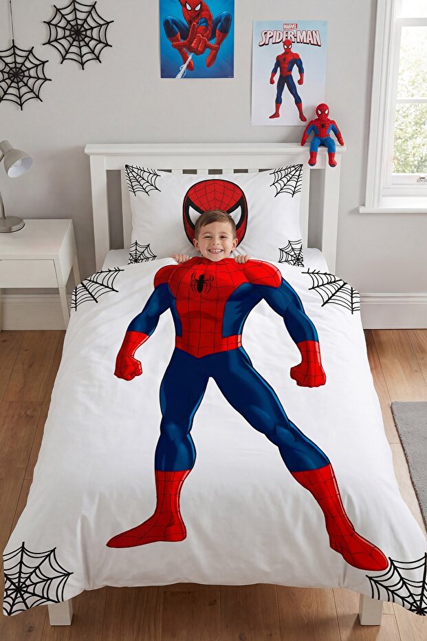 Little Hero Patterned Single Baby Kids Bedding Set