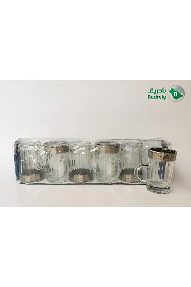 فنجان شاي نجوم روليف فضي 6 حبة
