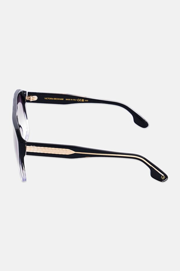 Women VB671S 009 Square Sunglasses, Black - 4