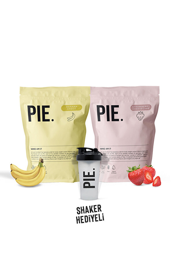 PIE. Proteinli Öğün Tozu ,Çilek Ve Muz Aromalı /20 Öğün
