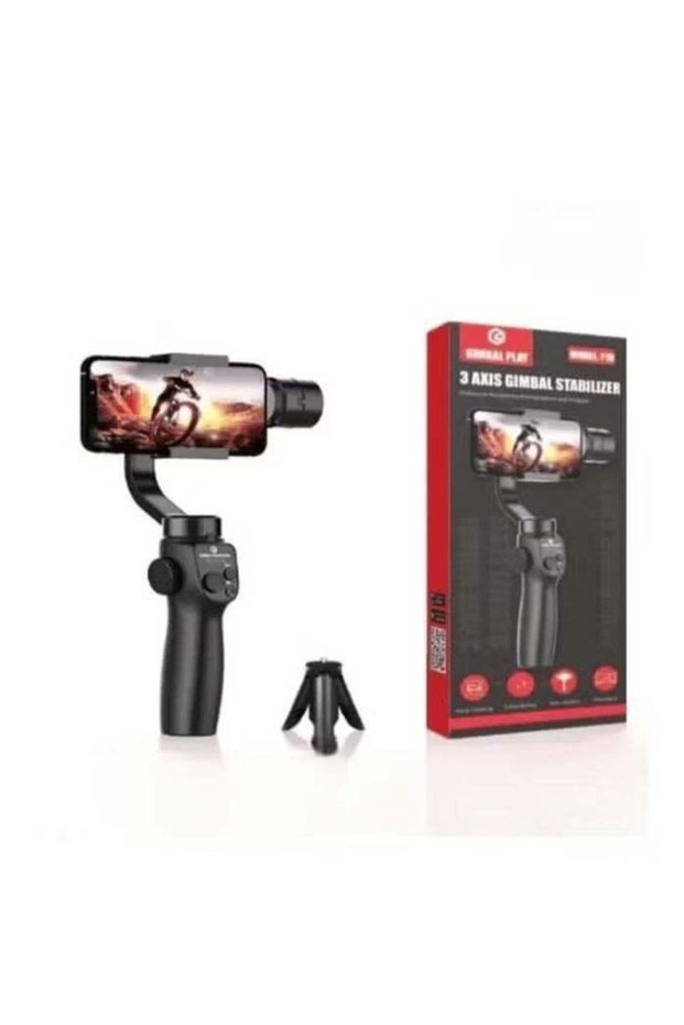 F10 3-Axis Gimbal Stabilizer – Foldable Handheld Smartphone Stabilizer with AI Tracking, Gesture Con