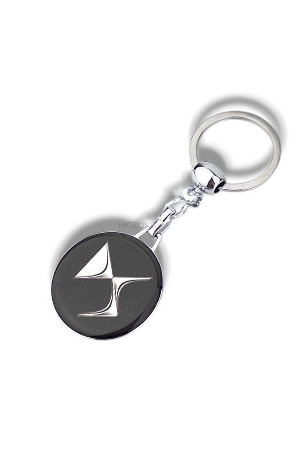 High Quality Ds Logo Drop Printed Stylish Gift Car Keychain