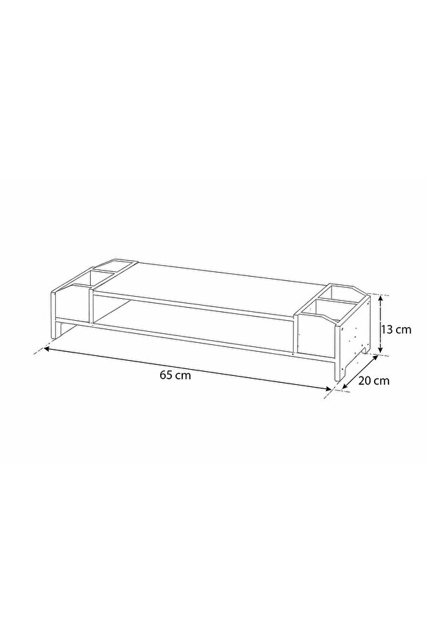 Monitor Riser Organizer Ergonomic Design - 4