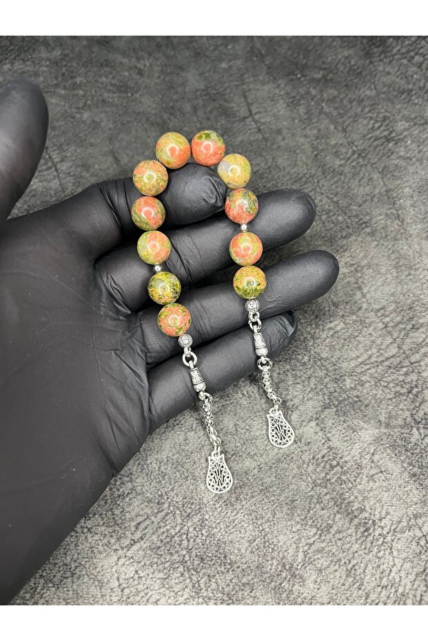 Zaza High Quality Unakite Stone Natural Stone Prayer Beads