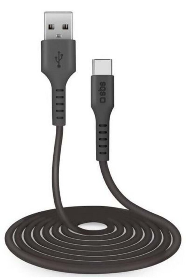 Cablu USB-A la USB-C de 3m - negru