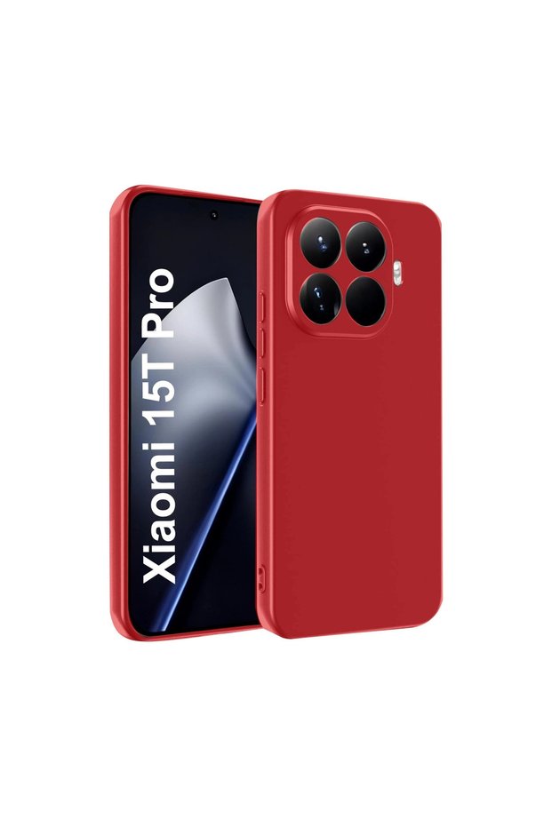 Xiaomi Mi 15t Pro First Silicone Case - Red