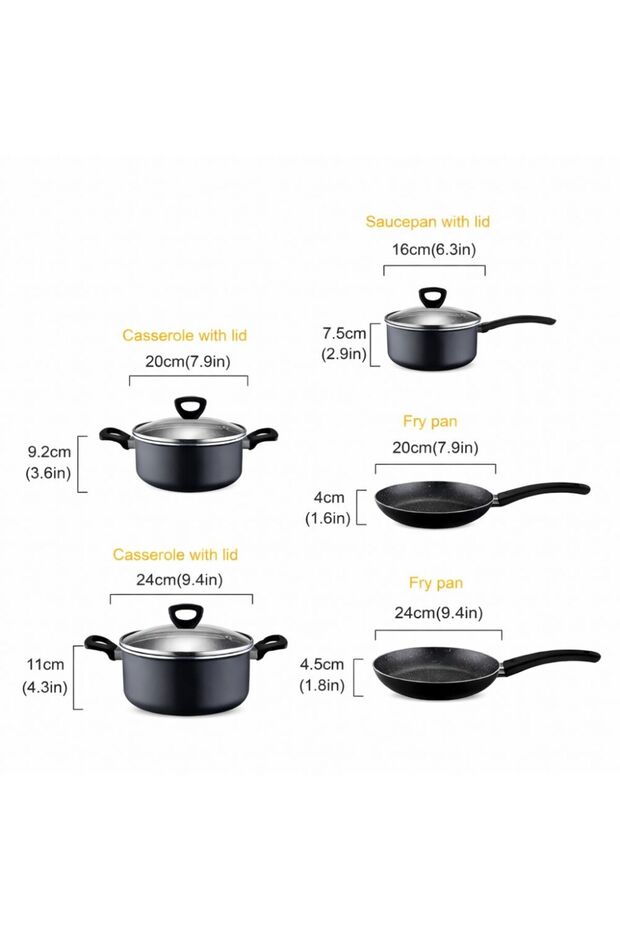 Nova 8-Piece Cookware Set - 8