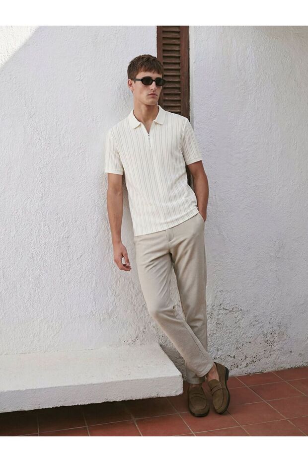 Lcw Vision Polo Neck Knitwear Men's T-Shirt
