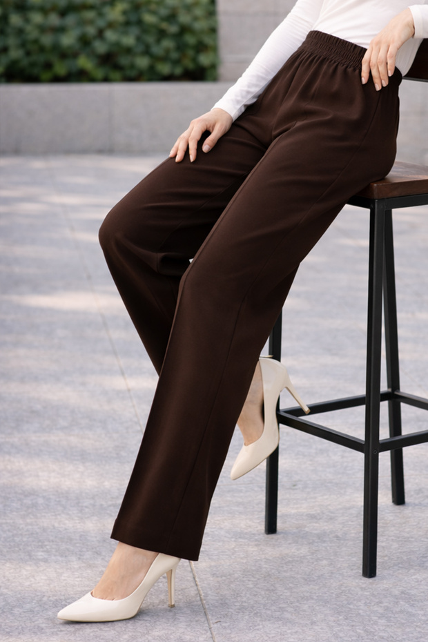 Spanish Style Trousers K1108 Brown