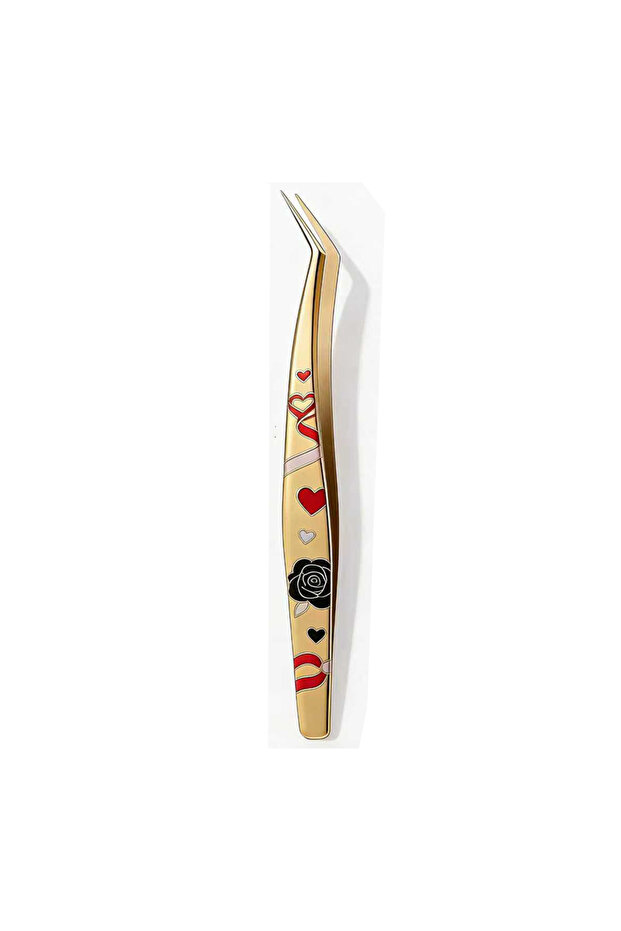 1pc D 1pc High Precision Lash Tweezers Stainless Steel Eyelash Tweezers Lash Extensions Lash Tweezer