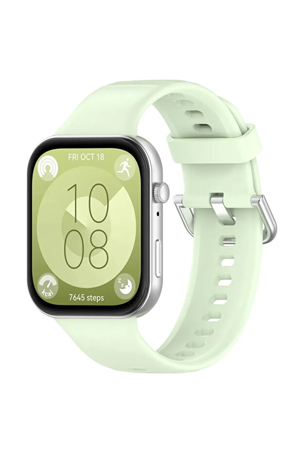 for Huawei Fit 3 4 green Silicone Sprot Band For Watch Fit 3 4 Strap Smartwatch Accessories Replace