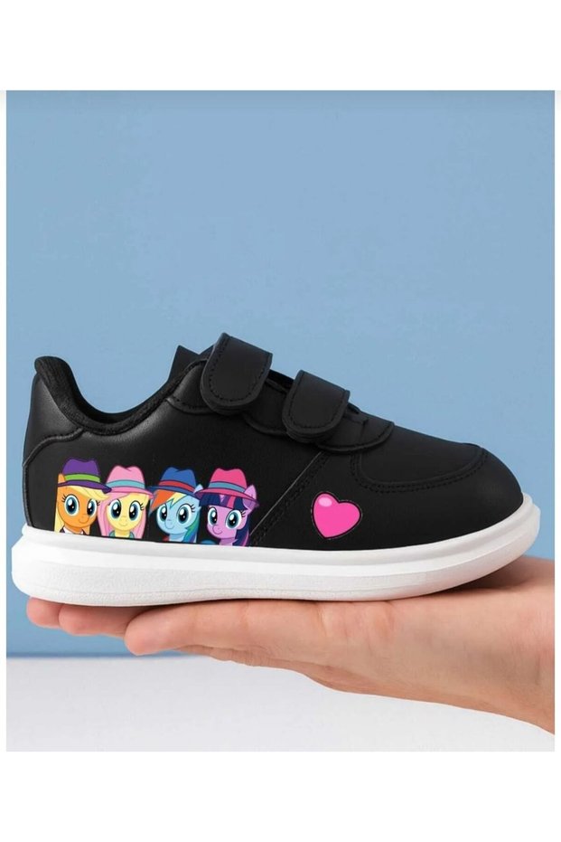 Printed Children's Sports Shoes with Band Sneaker