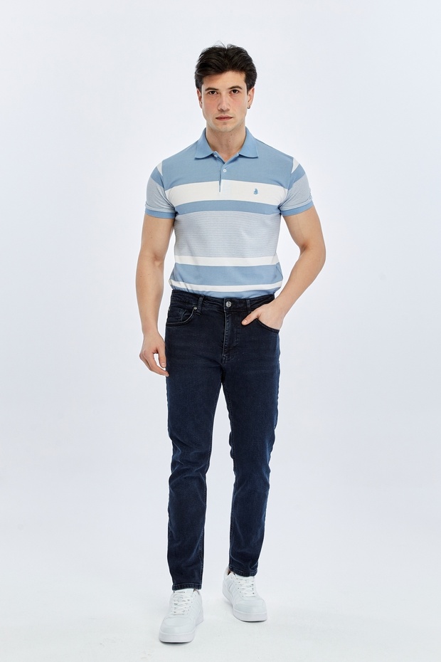 Ricardo Men's Jean Pants Lf2043530 Blue Black Wash