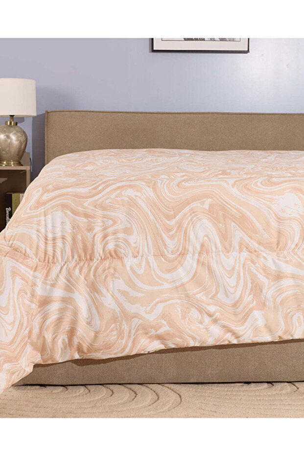 Beige Printed Comforter Single Size - 4