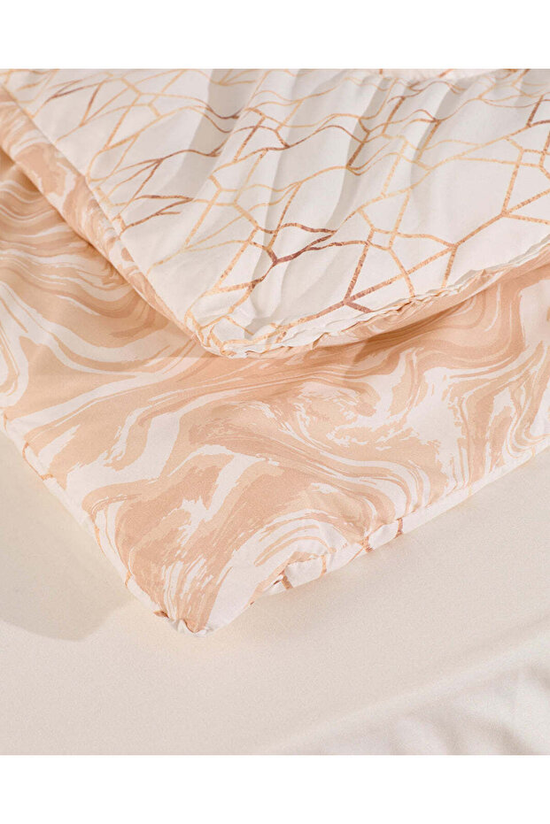 Beige Printed Comforter Single Size - 6