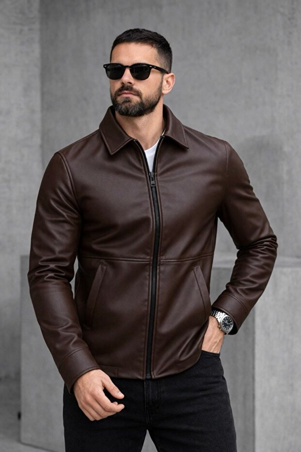 Trend Basic Lederjacke - 1