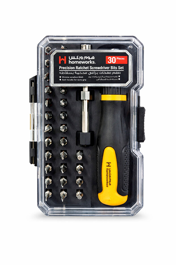 precision ratchet screwdriver bits set, 30 Pieces