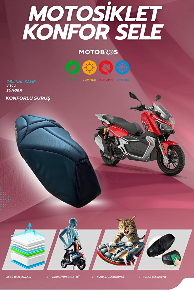 Rks Reale Comfort Saddle and Saddle Cover Visco Sponge