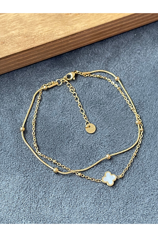 Surgical Steel Stainless Tarnish Resistant Gold Model Steel Anklet